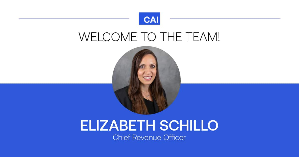 Elizabeth Schillo joins CAI Software as the new Chief Revenue Officer