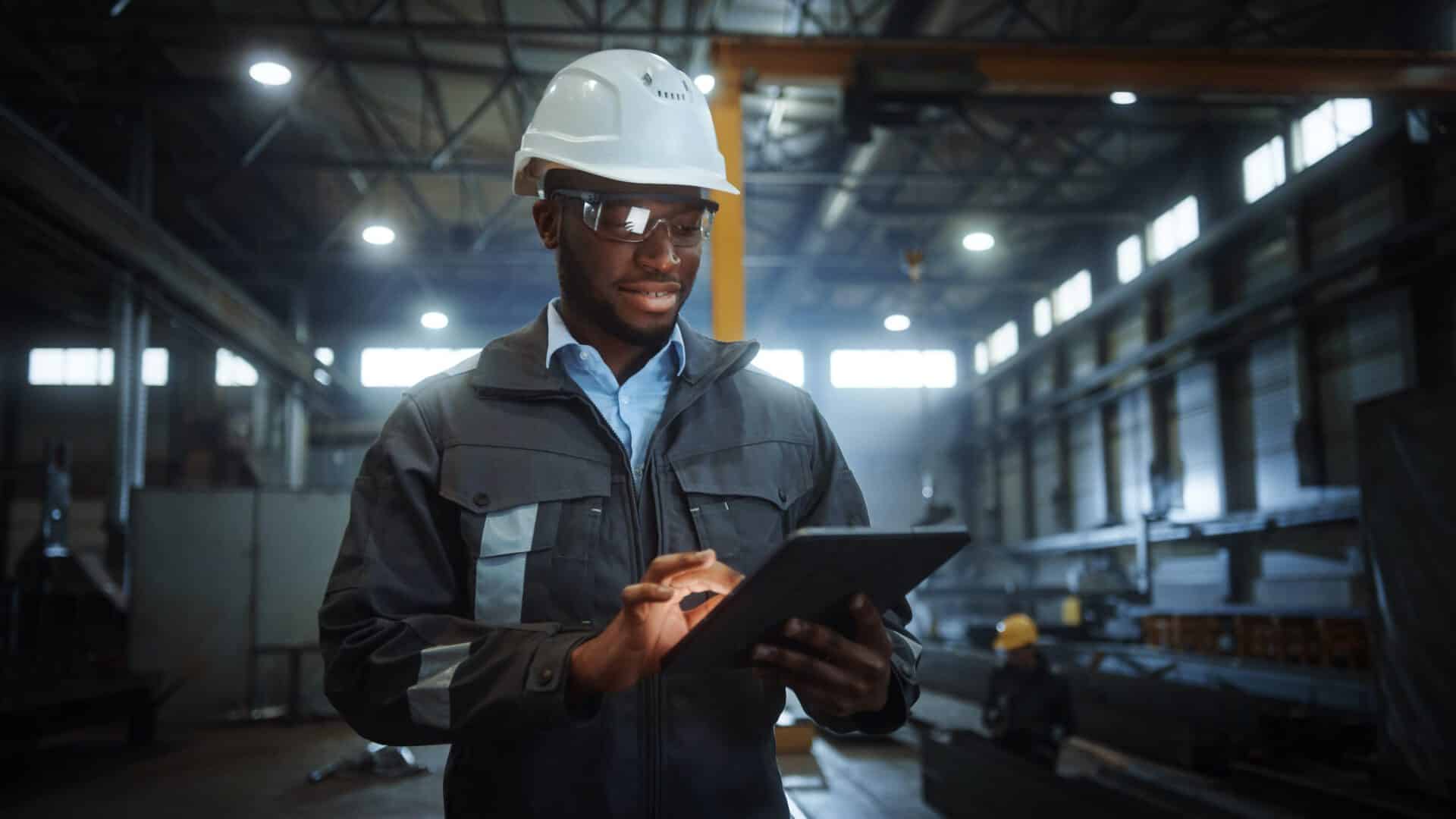 Manufacturing working with ipad