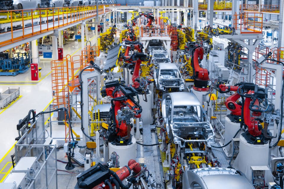 Automotive manufacturing assembly line