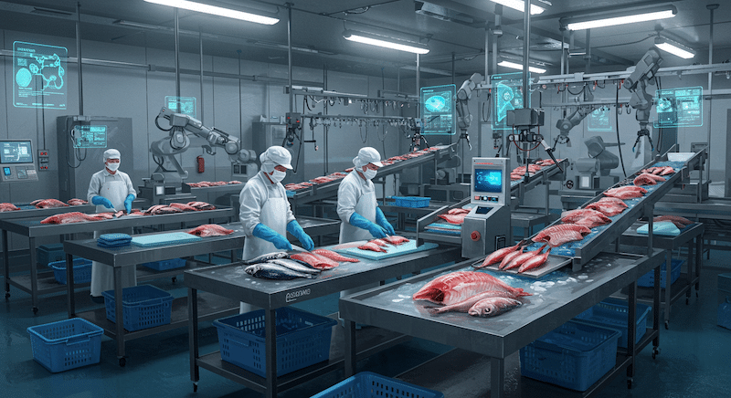 seafood plant with ai shown