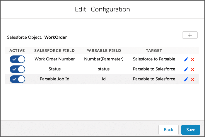 Salesforce Fieldmapping